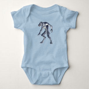 Dogman Cryptid Beast Baby Strampler