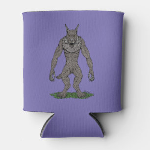 Dogman Cryptid oder Werewolf Dosenkühler