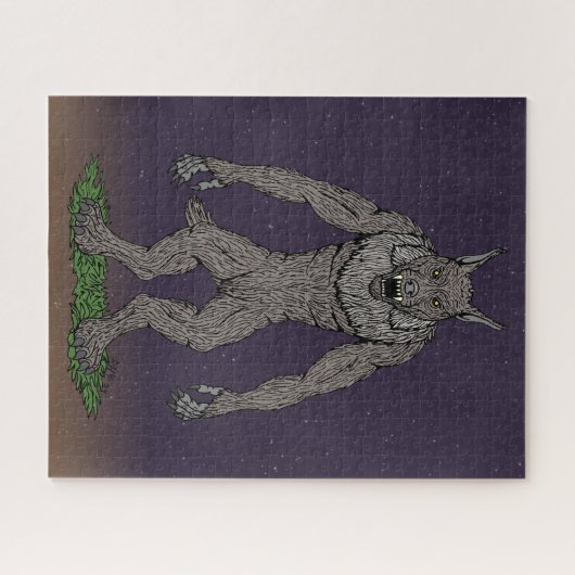 Dogman Cryptid oder Werewolf Puzzle (Horizontal)