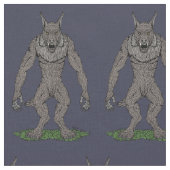 Dogman Cryptid oder Werewolf Stoff (Nahaufnahme)