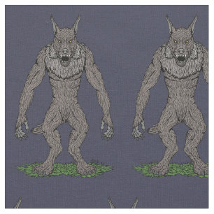 Dogman Cryptid oder Werewolf Stoff