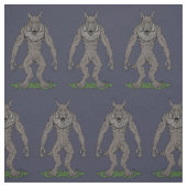 Dogman Cryptid oder Werewolf Stoff (Muster)