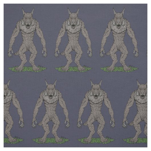 Dogman Cryptid oder Werewolf Stoff (Muster)