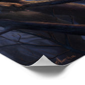 Dogman von Michigan Poster (Ecke)