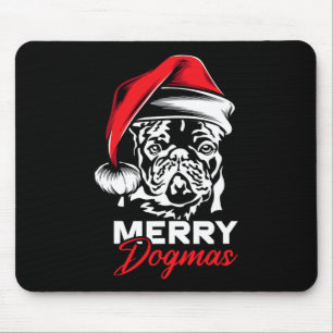 Dogmas Französische Bulldogge Frenchie Weihnachten Mousepad