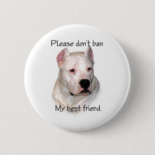 Dogo Argentino Anti-BSL - Schaltfläche Button