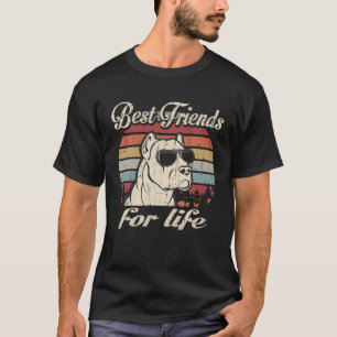 Dogo Argentino beste Freunde fürs Leben lustig vin T-Shirt