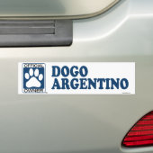 Dogo Argentino Blau Autoaufkleber (Auf Auto)