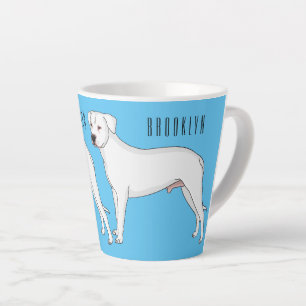 Dogo argentino Cartoon Illustration Milchtasse