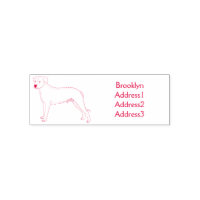 Dogo argentino Cartoon Illustration