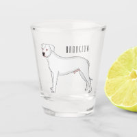 Dogo argentino Cartoon Illustration