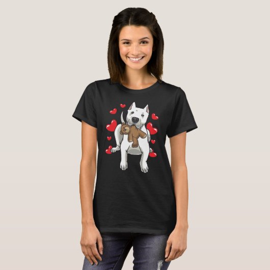 Dogo Argentino Dog Owner Geschenk Idee T-Shirt (Vorne ganz)