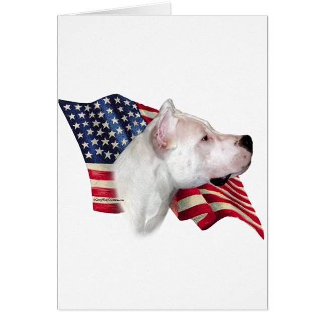 Dogo Argentino Flag (Vorne)