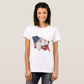 Dogo Argentino Flag T-Shirt (Vorne ganz)