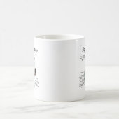 Dogo Argentino Geschichtsdesign Kaffeetasse (Mittel)
