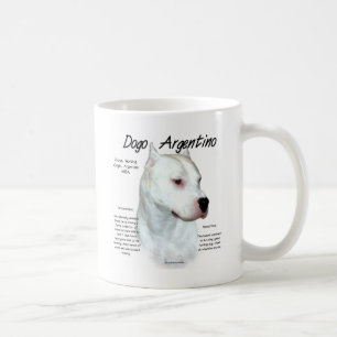 Dogo Argentino Geschichtsdesign Kaffeetasse