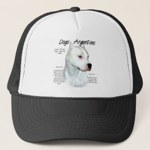Dogo Argentino Geschichtsdesign Truckerkappe