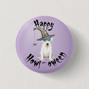 Dogo Argentino Hexenpinback Button