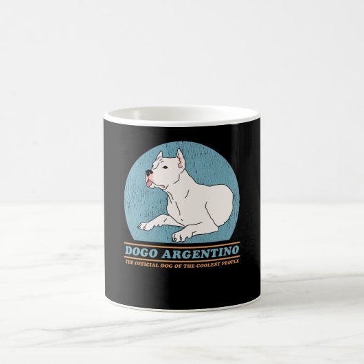 Dogo Argentino Hund der Coolen Dogo Argentinos Kaffeetasse (Mittel)