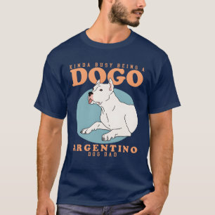 Dogo Argentino Hund Vater Hunde Besitzer Mädchen R T-Shirt