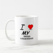 dogo argentino kaffeetasse (Links)