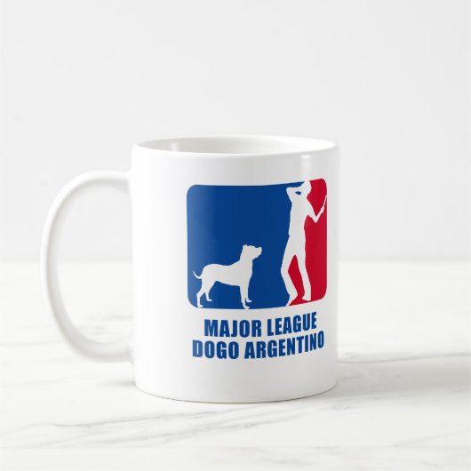 Dogo Argentino Kaffeetasse (Links)