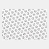 Dogo Argentino Malerei Mastiff Original Hunde Kuns Geschenkpapier Set (Vorderseite 2)