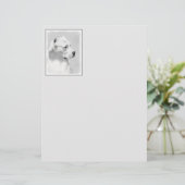 Dogo Argentino Malerei - Original Dog Art (Stehend Vorderseite)