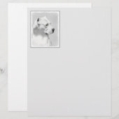Dogo Argentino Malerei - Original Dog Art (Vorne/Hinten)