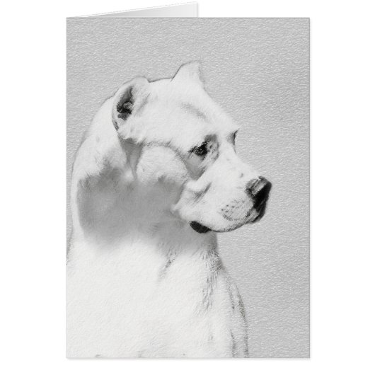 Dogo Argentino Malerei - Original Dog Art (Vorne)