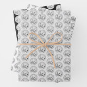 Dogo Argentino Malerei - Original Dog Art Geschenkpapier Set (Beispiel)