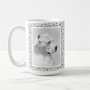 Dogo Argentino Malerei - Original Dog Art Kaffeetasse
