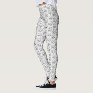 Dogo Argentino Malerei - Original Dog Art Leggings
