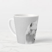 Dogo Argentino Malerei - Original Dog Art Milchtasse (Linke Ecke)