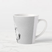 Dogo Argentino Malerei - Original Dog Art Milchtasse (Rechts)