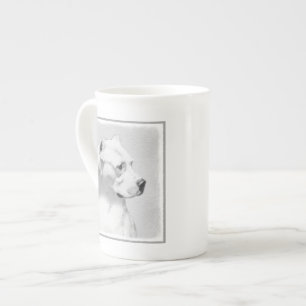 Dogo Argentino Malerei - Original Dog Art Porzellantasse