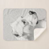 Dogo Argentino Malerei - Original Dog Art Sherpadecke (Vorderseite (Horizontal))