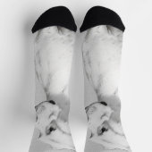 Dogo Argentino Malerei - Original Dog Art Socken (Oben)