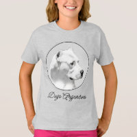 Dogo Argentino Malerei - Original Dog Art T - Shir