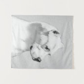 Dogo Argentino Malerei - Original Dog Art Wandteppich (Vorderseite (Horizontal))