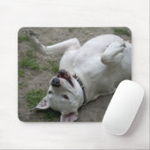 Dogo Argentino Mousepad (Mit Mouse)