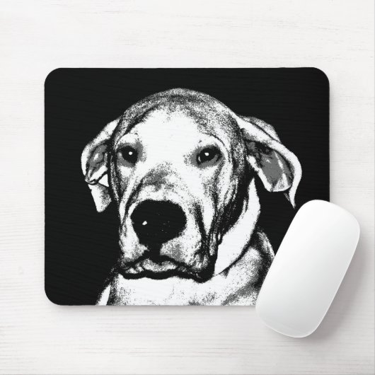 Dogo argentino mousepad (Mit Mouse)