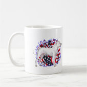 Dogo Argentino Patriot Kaffeetasse (Links)