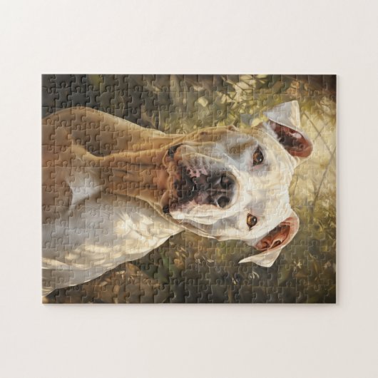Dogo Argentino Puzzle (Horizontal)