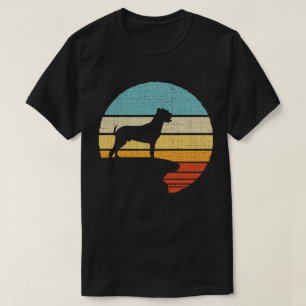 Dogo Argentino Retro Vintage 60er 70er Hund Welpe T-Shirt