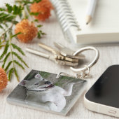 Dogo Argentino Schlüsselanhänger (Vorderseite rechts)