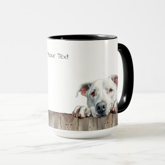 Dogo Argentino Tasse (VorderseiteRechts)