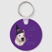 Dogo Argentino Trick Schlüsselanhänger (Rückseite)