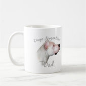 Dogo Argentino Vater 2 Kaffeetasse (Links)