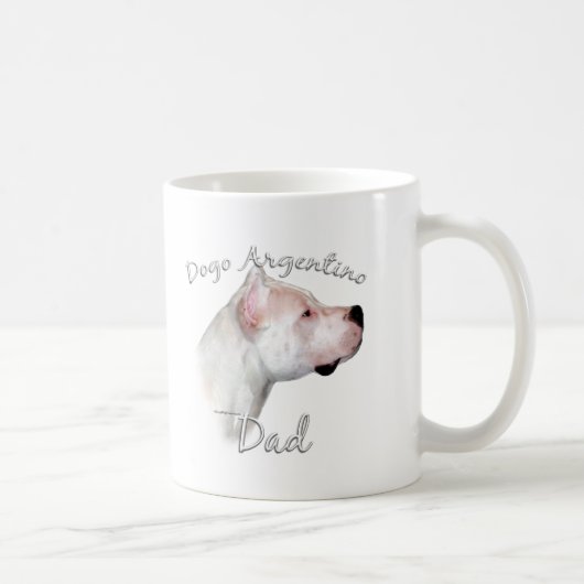 Dogo Argentino Vater 2 Kaffeetasse (Rechts)